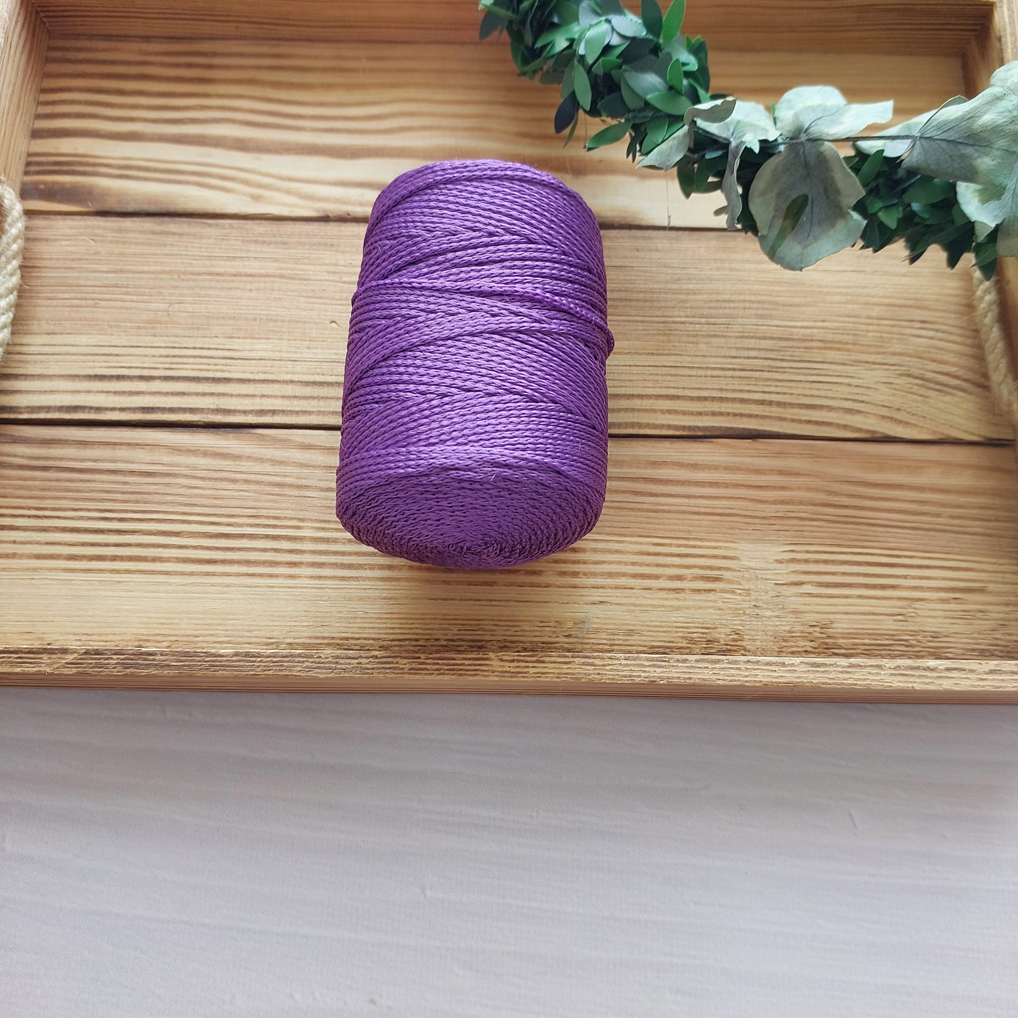 100 Gram Polyester Makrome 19 Menekşe