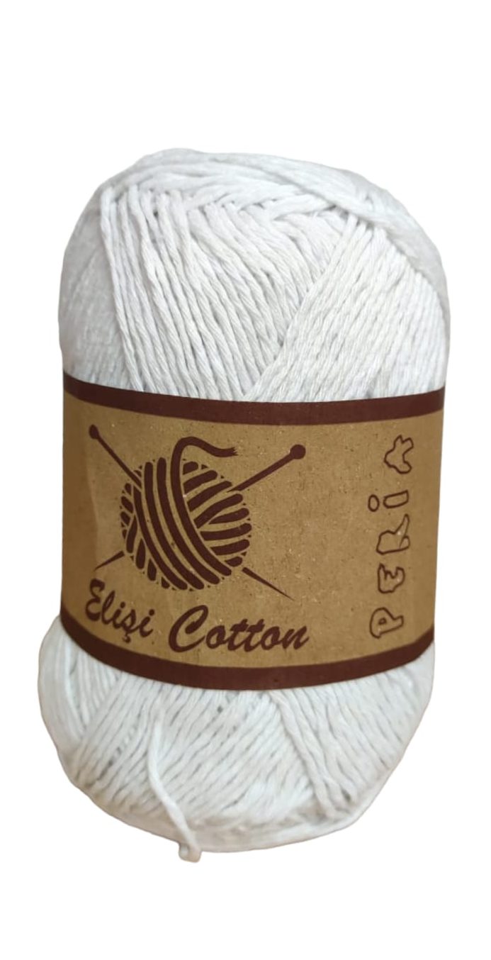 BEYAZ PERİA EL İŞİ COTTON